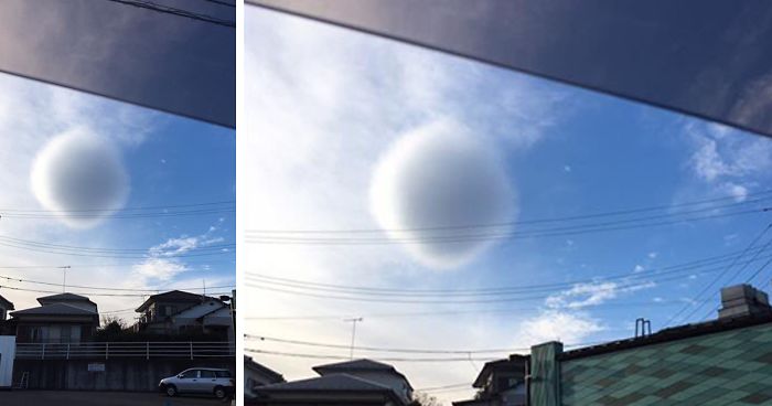 Una Misteriosa Nube esférica sorprende en Japón y se hace Viral (Foto)