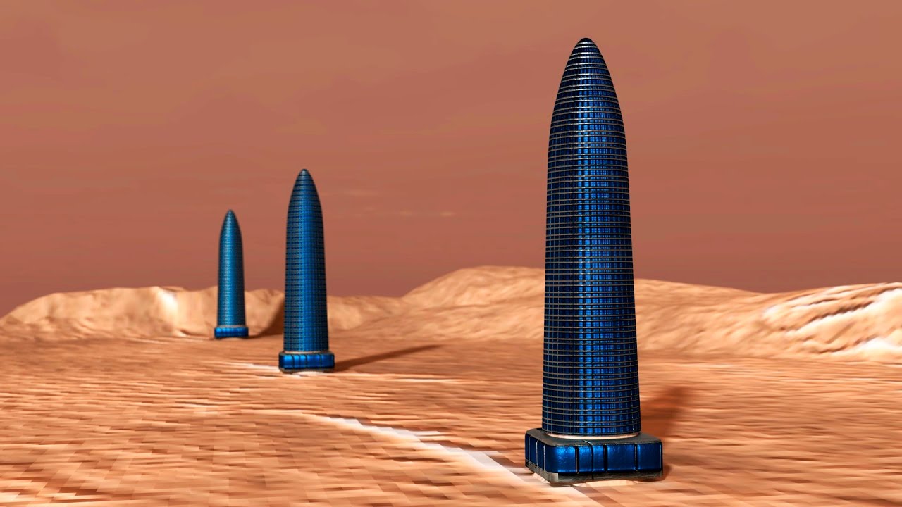 Video: ¿Tres Enormes Torres artificiales en Marte?