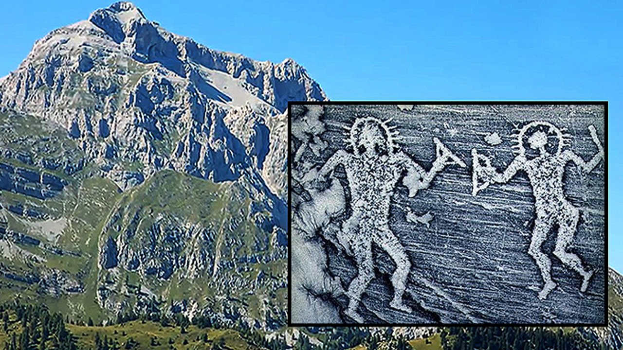 ¿Antiguos Astronautas? Pinturas Rupestres en Italia muestran Presencia Extraterrestre en el Pasado (Video)