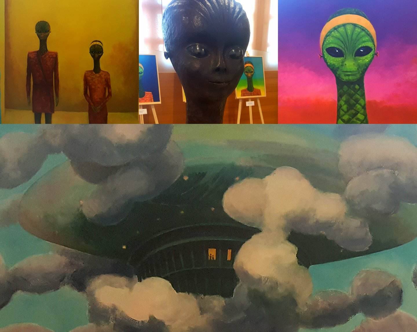El encuentro con Extraterrestres Reptilianos del pintor Robert Llimós (Galería & Vídeo)