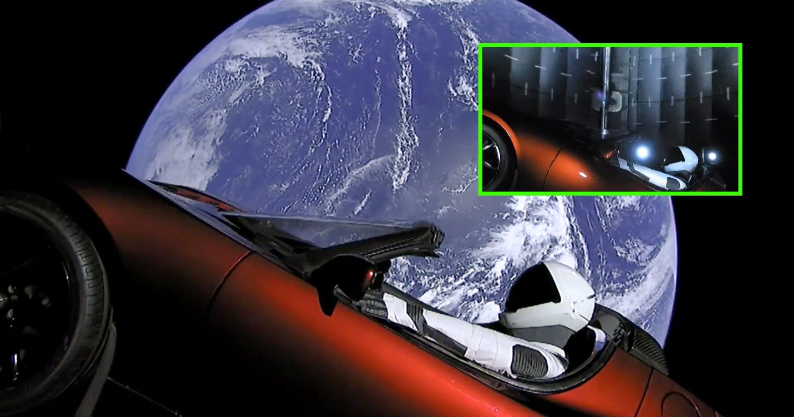 ¿Las imágenes del Tesla en el espacio fueron rodadas en un plató? ¡Conoce la verdad! (Video)