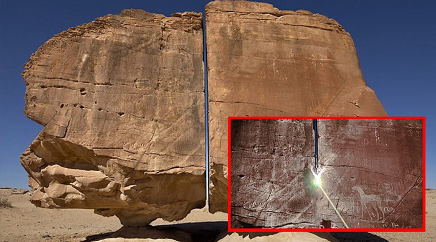 ¿Un láser en la antigüedad? Esta roca partida por la mitad tiene una precisión increíble (Video)