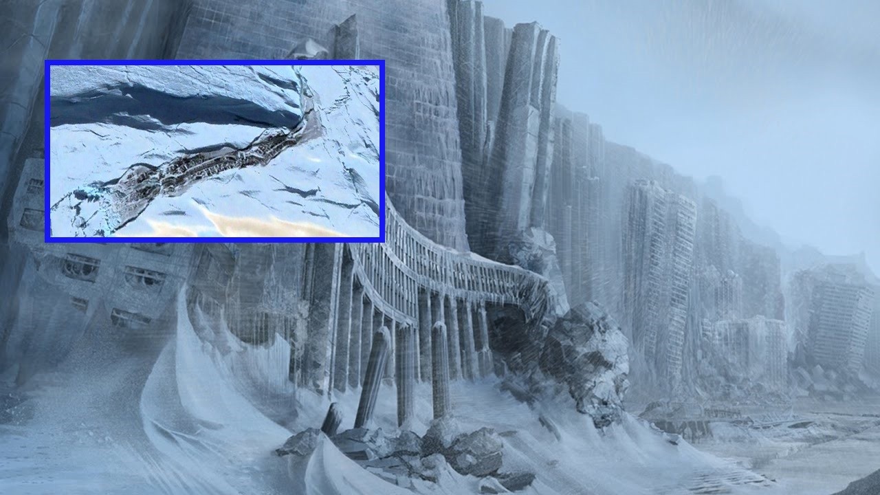 Una increíble estructura emerge bajo el hielo derretido de la Antártida (Video)