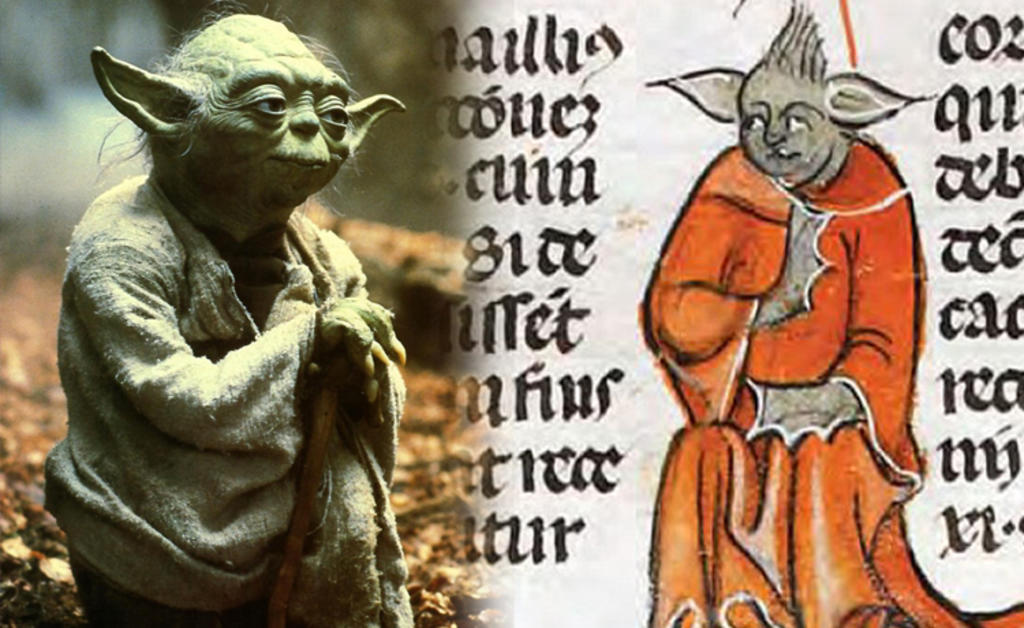 El maestro Yoda de ‘Star Wars’ encontrado en un manuscrito medieval (Video)