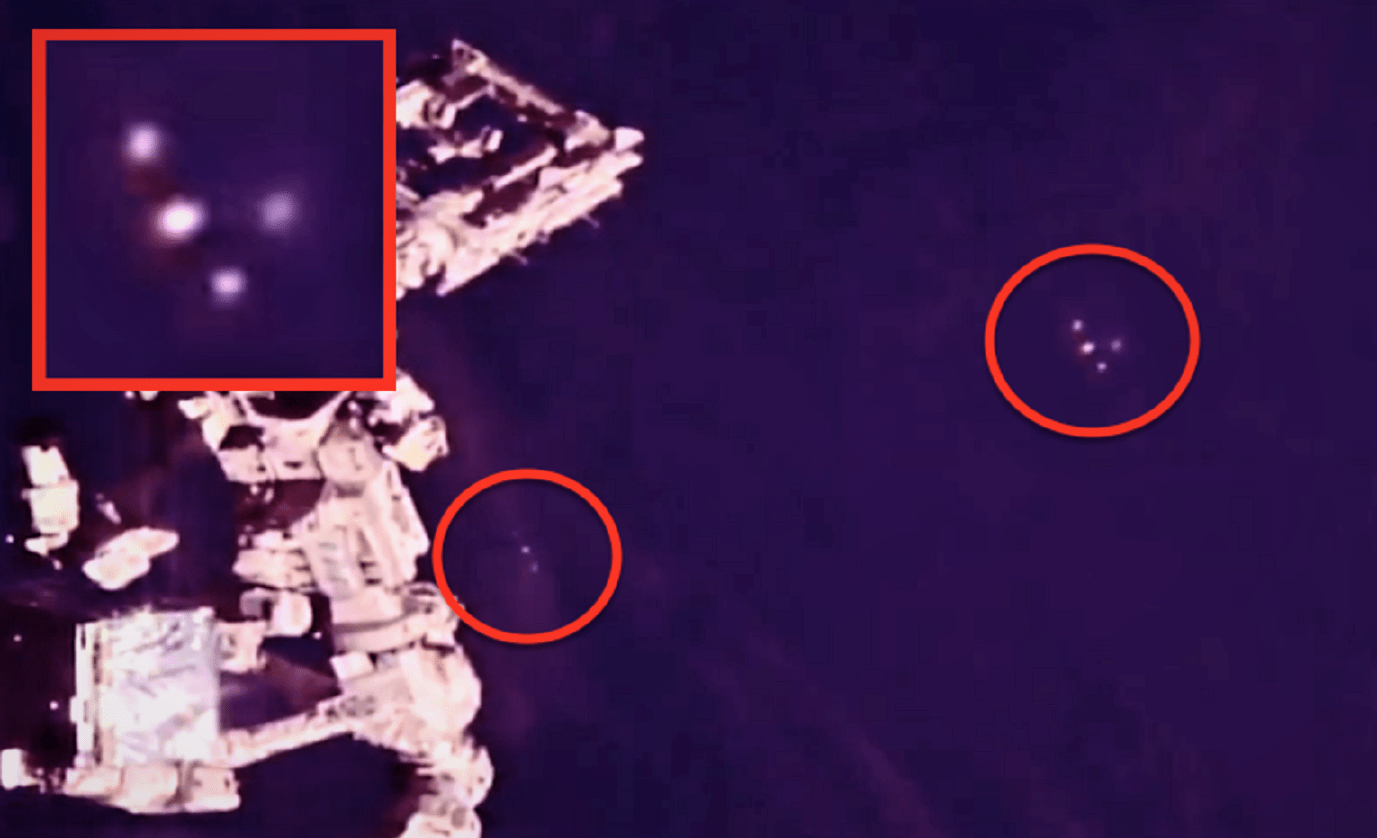 ¿Qué es éste objeto triangular que se ve desde la Estación Espacial Internacional? (Video)