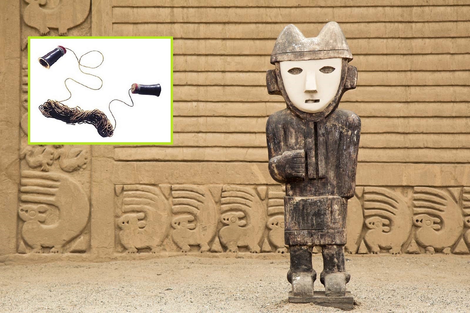 Asombroso descubrimiento en Perú: Un teléfono de 1.000 años de antigüedad