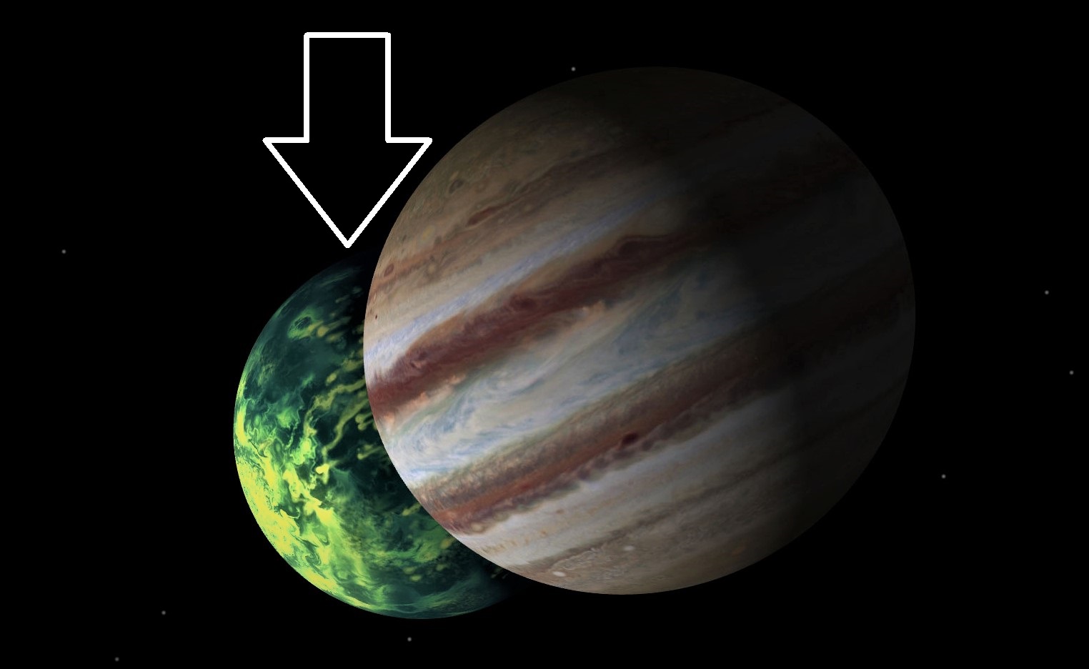 ¡Algo enorme ha sido Captado viajando por detrás de Júpiter! (Video)
