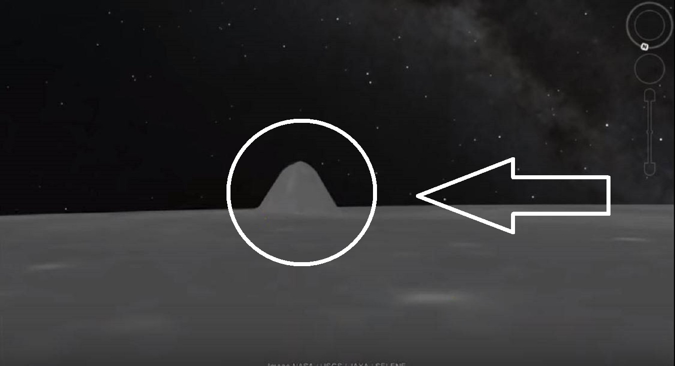 Google Moon revela una extraña «Pirámide» en la superficie lunar (Video)