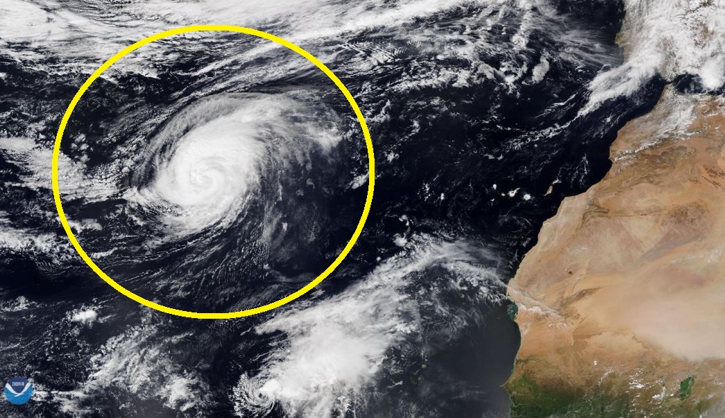 Alerta: El huracán Leslie llegará esta noche a la Península Ibérica (Video)