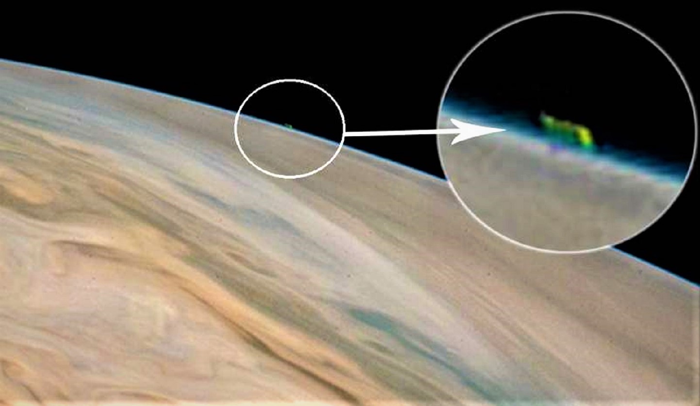 Polémica imagen de NASA parece mostrar un OVNI gigante sobre Júpiter