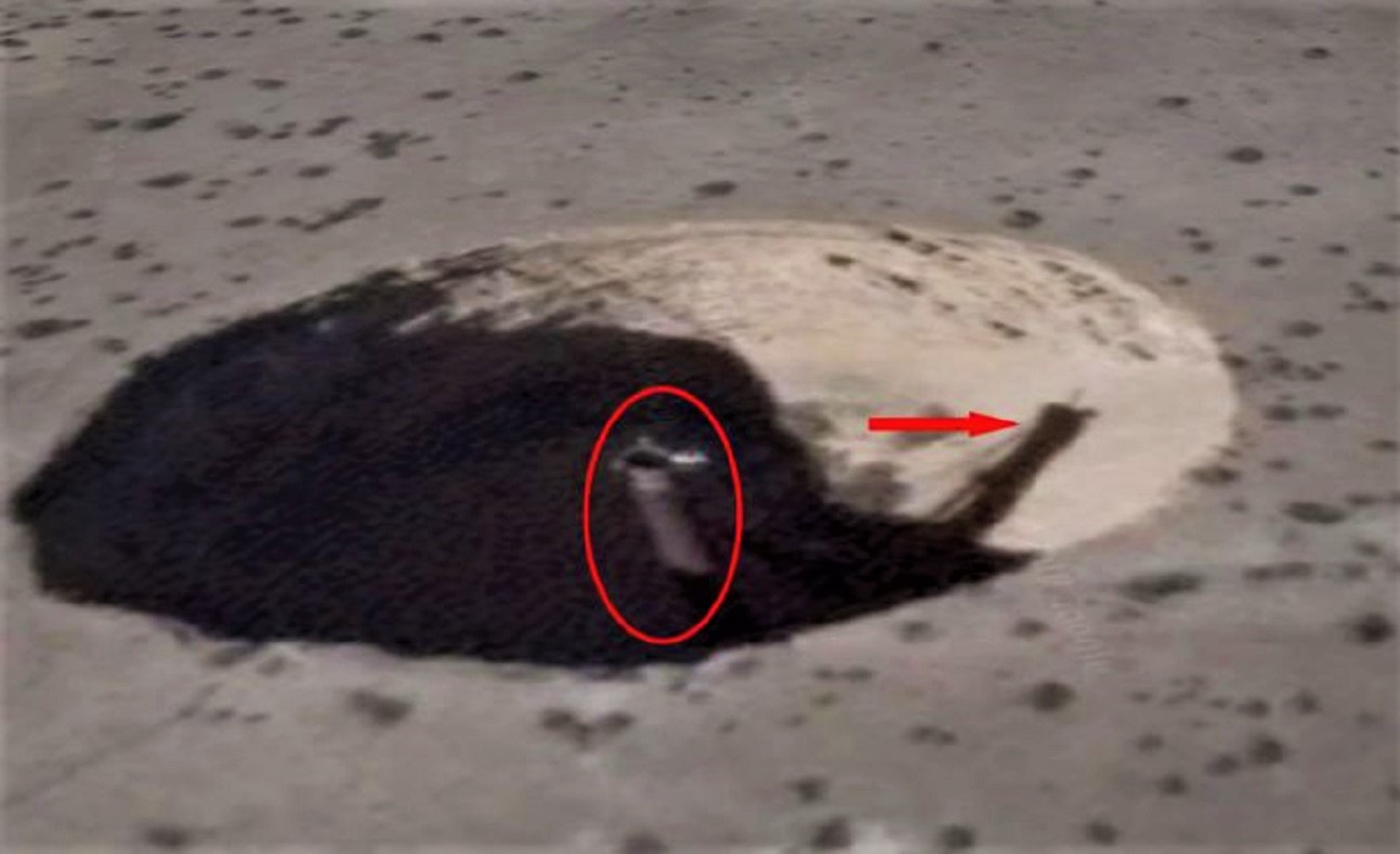 Este misterioso Cráter apareció junto al Área 51 (Video)