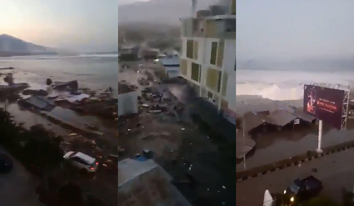 Un tsunami provoca cientos de muertos y heridos en Indonesia (Video)