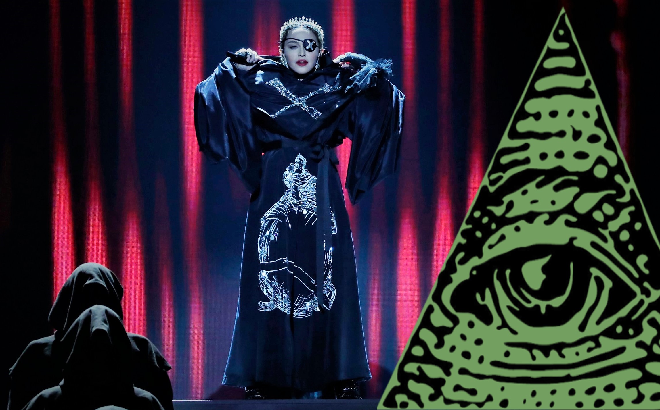 Madonna en Eurovisión: un ritual oculto de la élite mundial (Video)