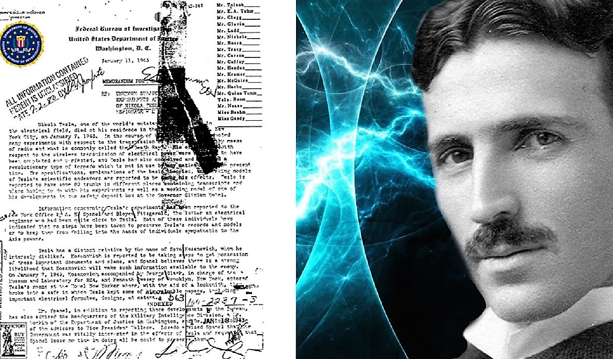 Liberan 300 documentos secretos incautados tras la muerte de Nikola Tesla