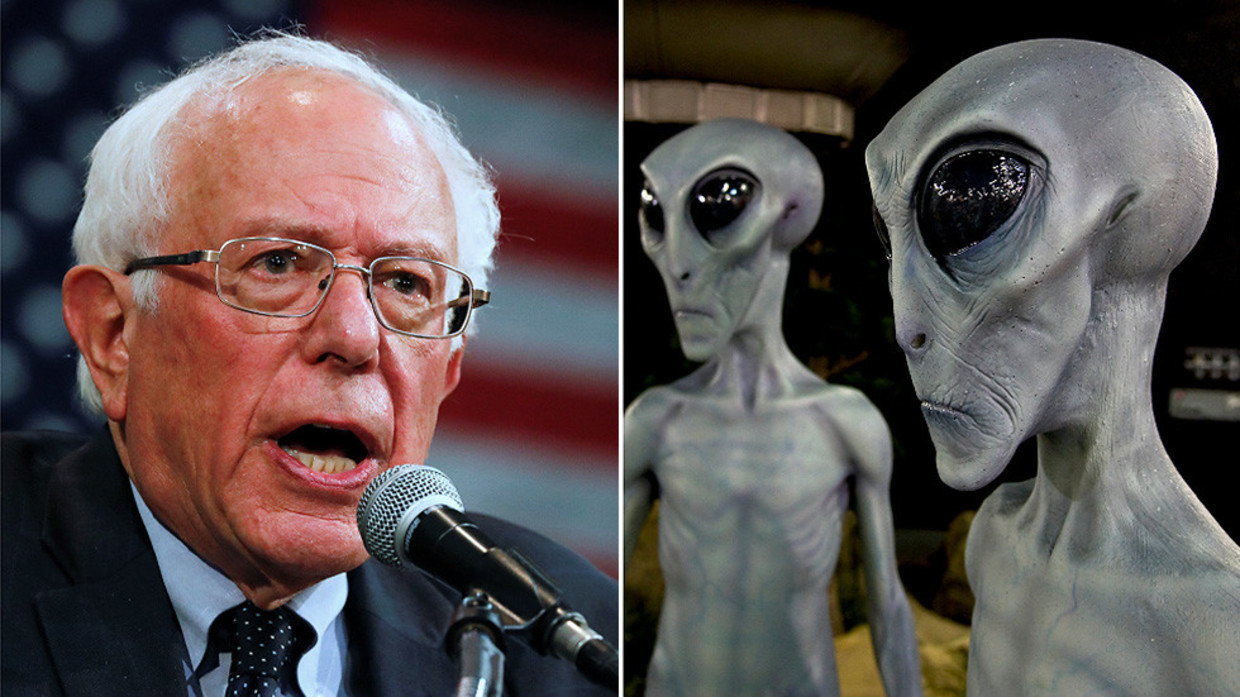Bernie Sanders revelará información extraterrestre si preside EE.UU. en 2020