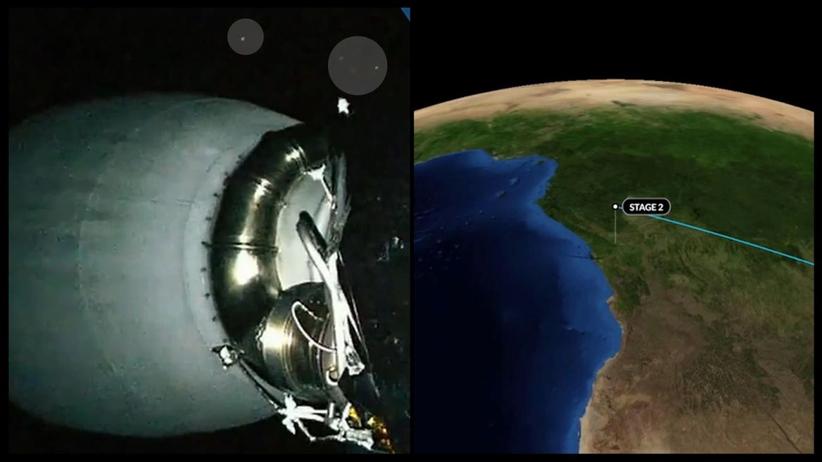 Graban un OVNI  «en vivo» durante lanzamiento de SpaceX (Video)