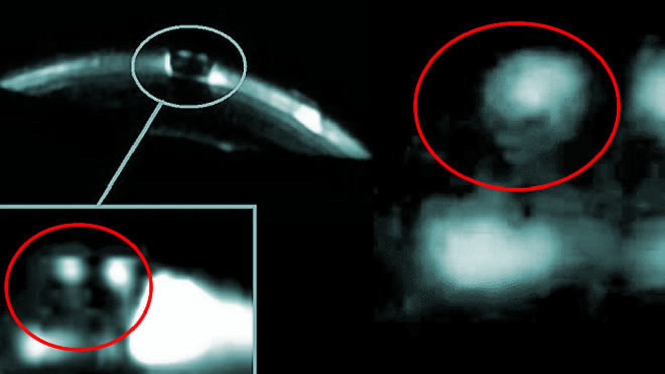 Revelan increíble grabación de un OVNI con aliens en la ventana (Video)
