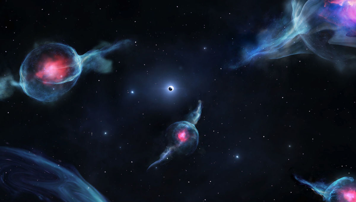 Encuentran cuatro objetos desconocidos en el centro de la Vía Láctea