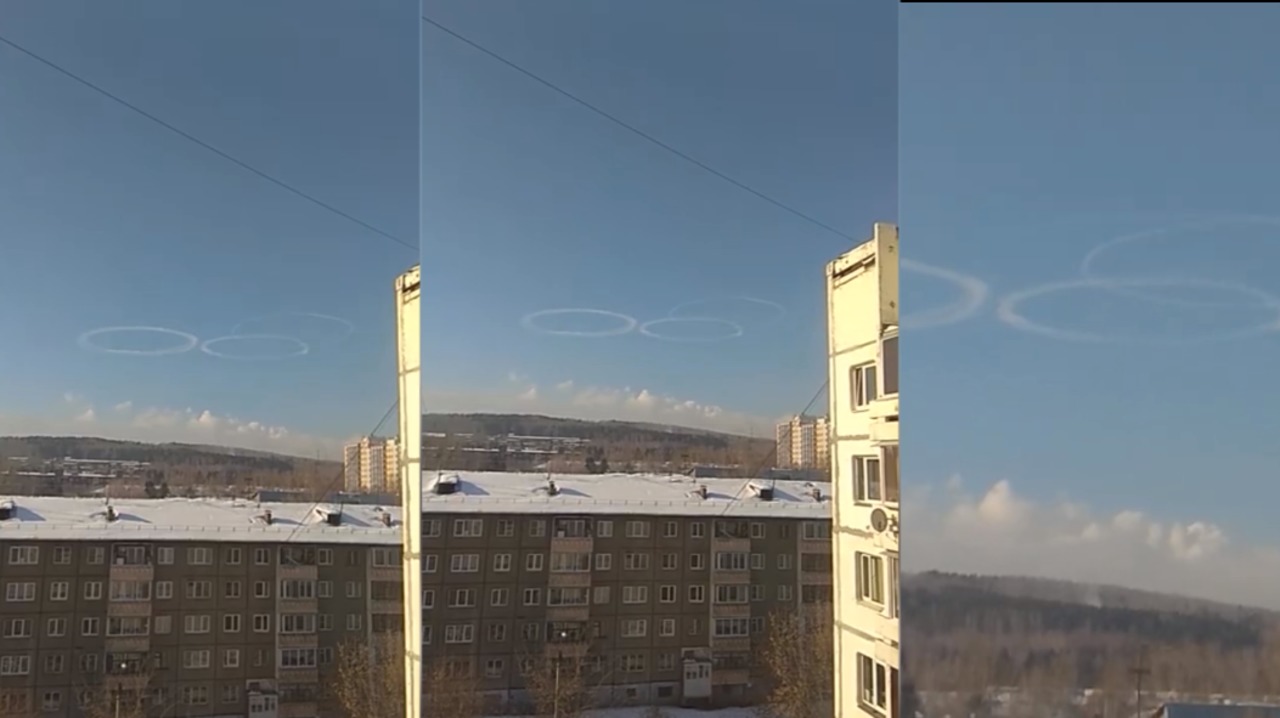 Extrañas «nubes anillo» fueron grabadas sobre el cielo de Irkutsk, en Rusia