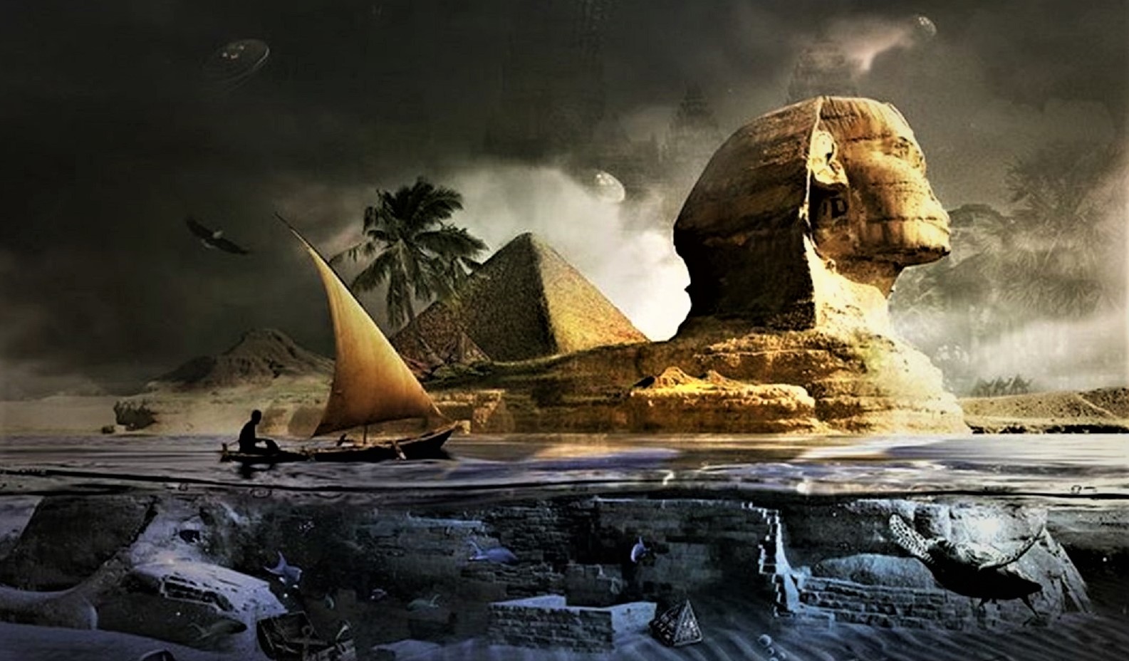 La Esfinge de Giza y su «conexión» con la Atlántida (Video)