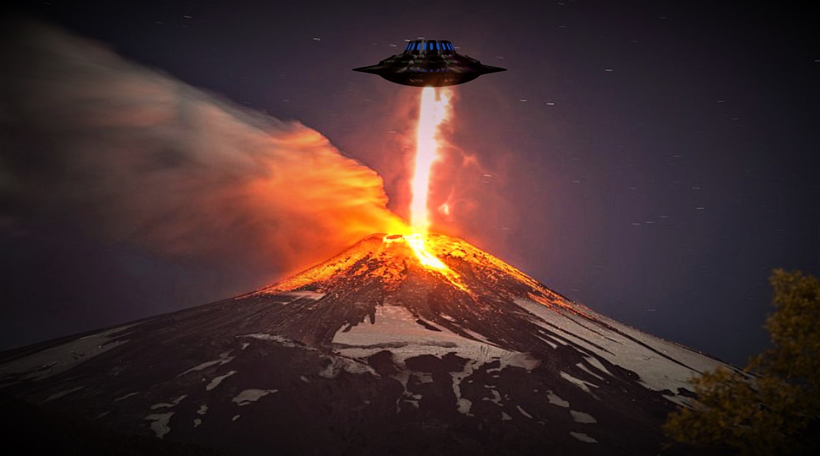Un OVNI aparece en el volcán Popocatépetl tras una explosión (Video)