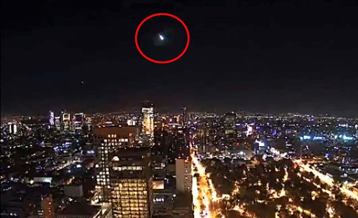 Una inmensa «bola de fuego» iluminó el cielo de México (Video)