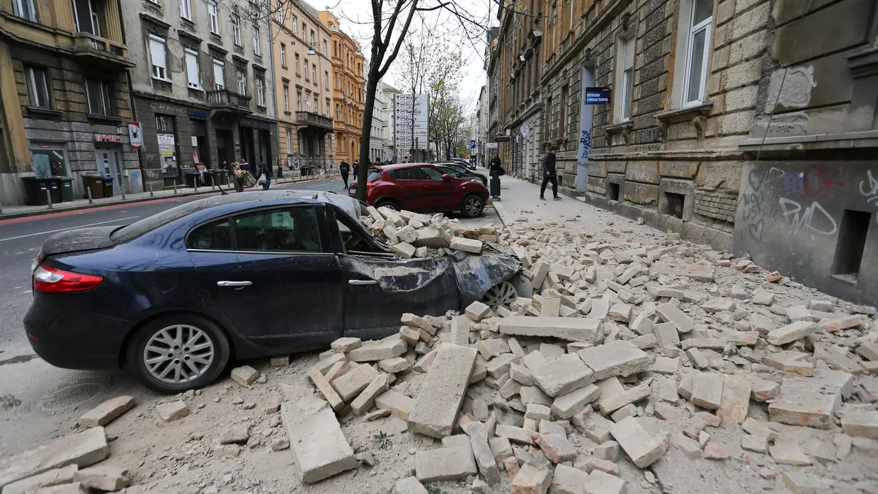 Un terremoto sacude Croacia en plena cuarentena (Video)