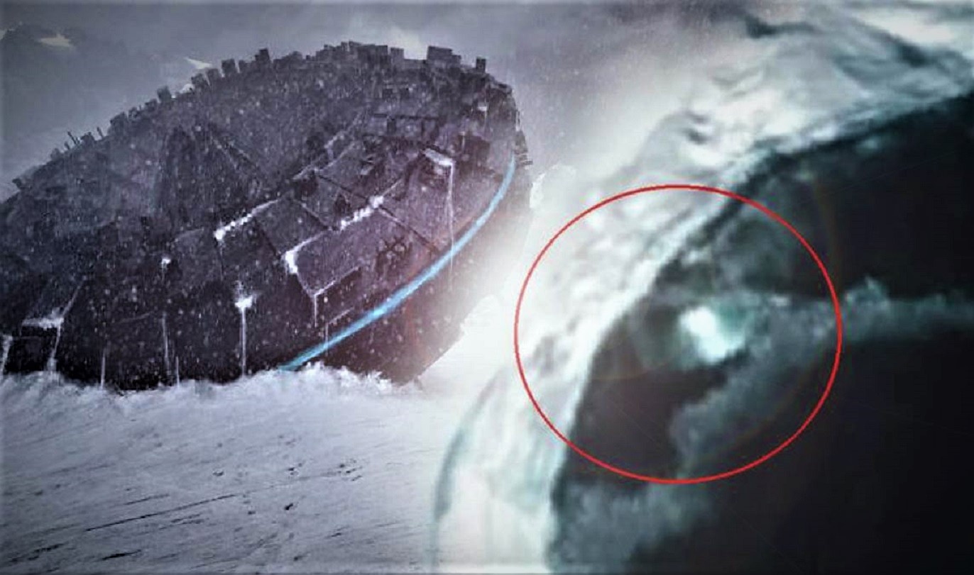 Extraño OVNI «visto en la Antártida» gracias a imágenes satelitales (Video)