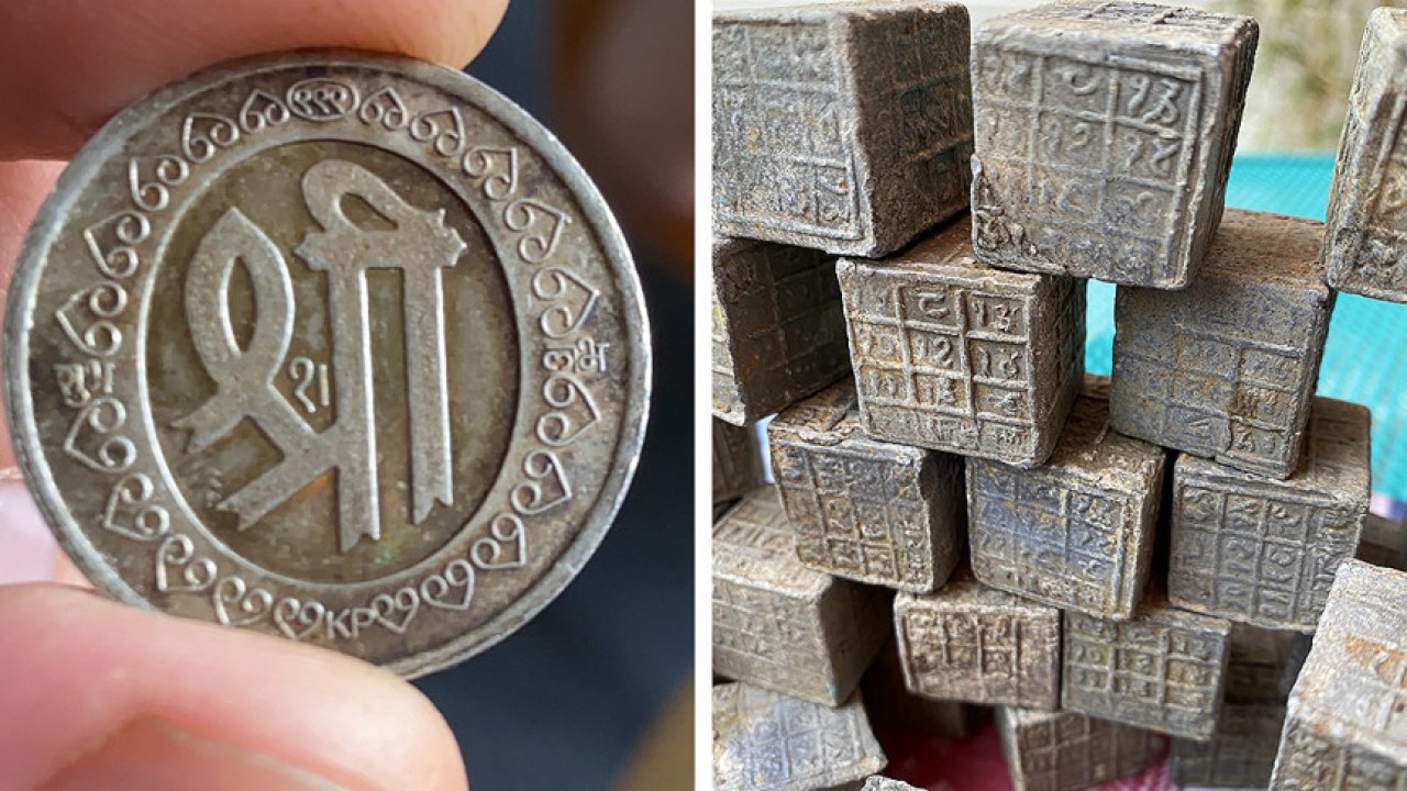 Encuentran 60 misteriosos «cubos con inscripciones sagradas» en un río