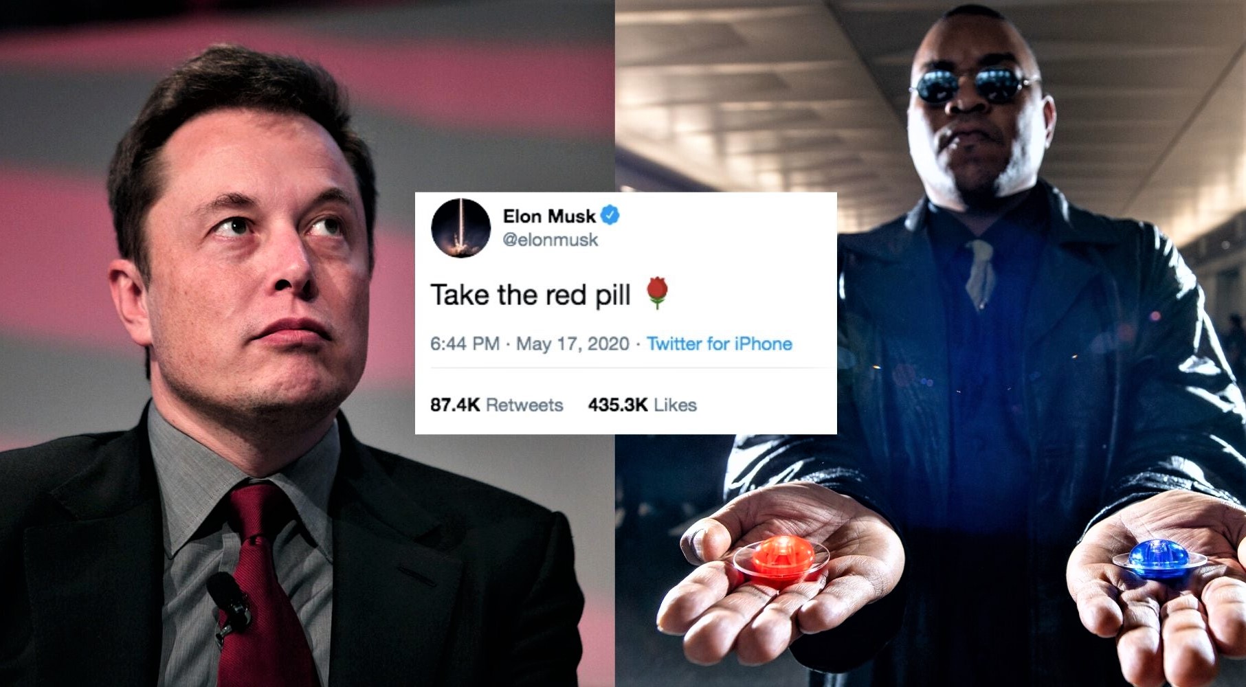 Elon Musk publica un siniestro mensaje: «Toma la píldora roja» (video)