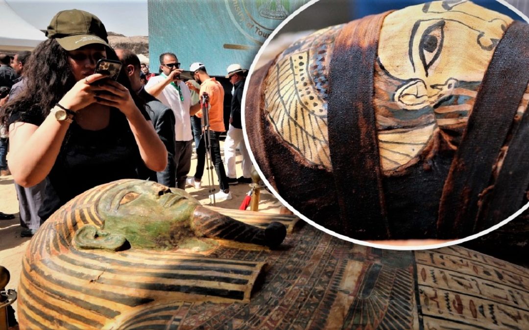 Comienzan a abrir sarcófagos intactos de más de 2.500 años en Egipto