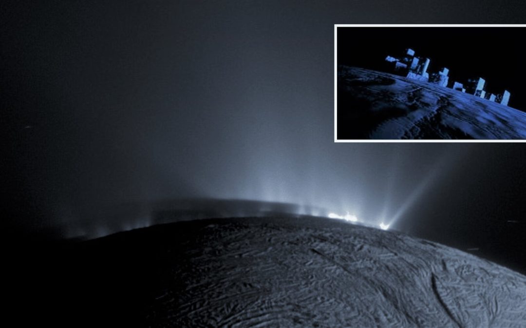 Enorme «estructura» aparece en Encélado, la luna más grande de Saturno