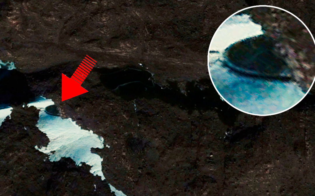 Un misterioso «objeto circular» encontrado en la Antártida por Google Maps