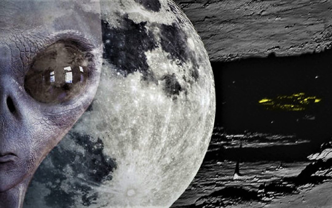 Aseguran haber encontrado una antigua nave alienígena en la luna (Video)