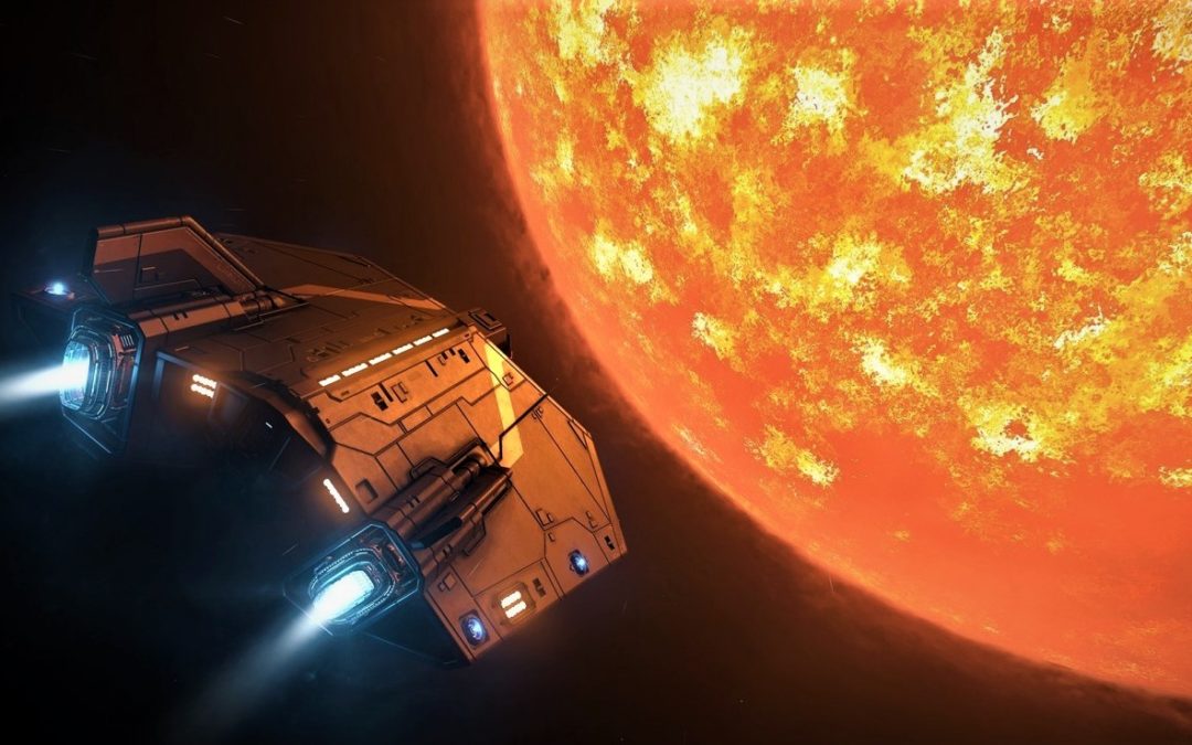 Nave extraterrestre «sale del Sol dejando un enorme rastro de plasma»