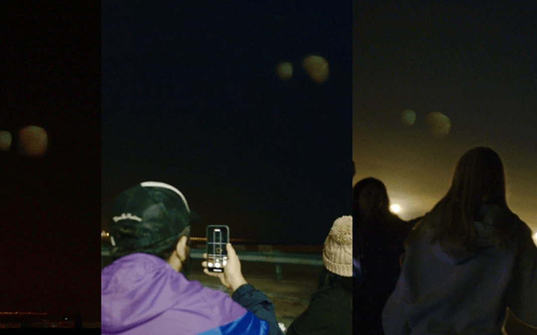 «Enormes lunas o planetoides» grabados sobre Dubái desde varios ángulos