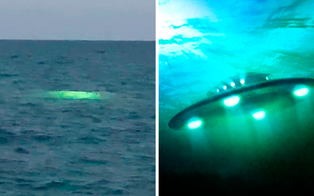 Captan un misterioso OVNI luminoso bajo las aguas de Miami (Video)