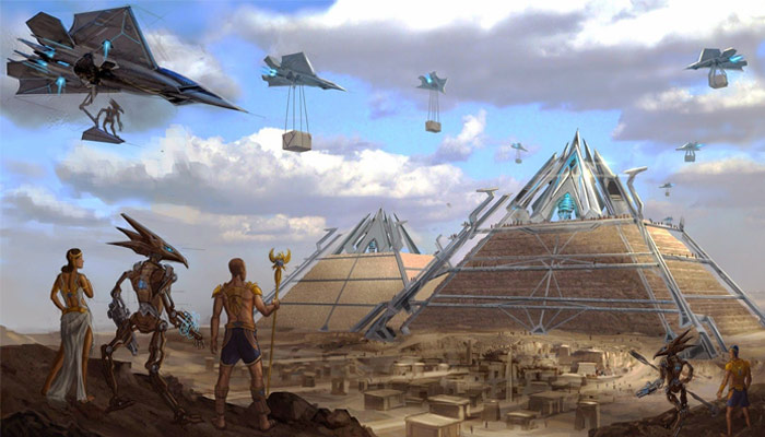¿Máquinas avanzadas ayudaron a la construcción de las pirámides?