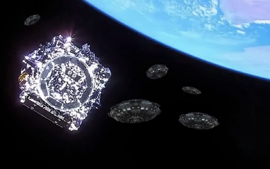 ¿Varios OVNIs captados durante el lanzamiento del telescopio James Webb?