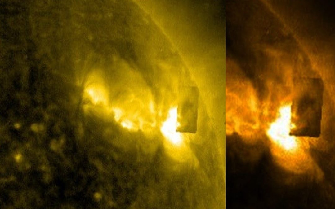 Capturan una gigantesca «anomalía rectangular» cerca del Sol (Video)