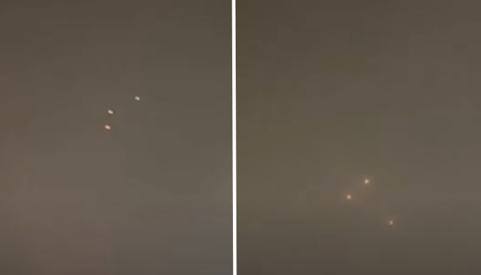 OVNI triangular: Captan en video tres extrañas luces sobre Washington