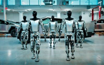 Tesla Bots: los robots humanoides de Elon Musk ya caminan (Video)